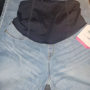 Women's Light Blue Maternity Jeans